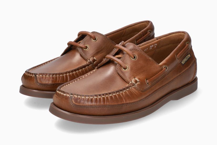 mephisto comfortable quality brown boat shoe boating 5129764_2