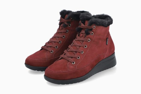 Mephisto Ilka red womens ankle boots -5141195 (2)