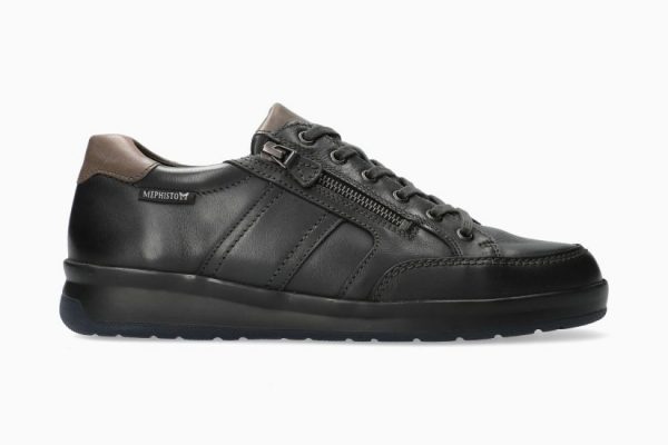 mens Mephisto black casual sneakers -5135018 (4)