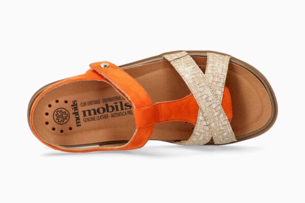 marysol mobils orange sandals 5142076