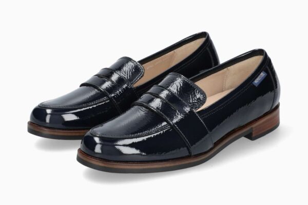 Mephisto-Hadele-blue-loafers-woman-vernis-fripe-leather-5143193